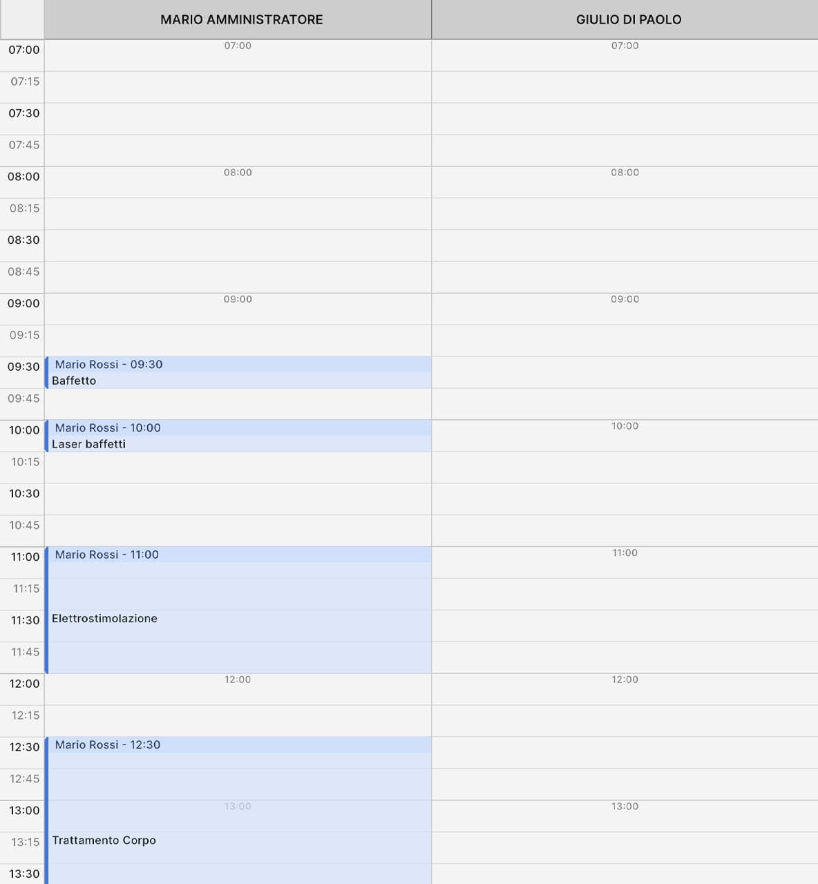 Agenda digitale Ygital Cure per gestione appuntamenti salone