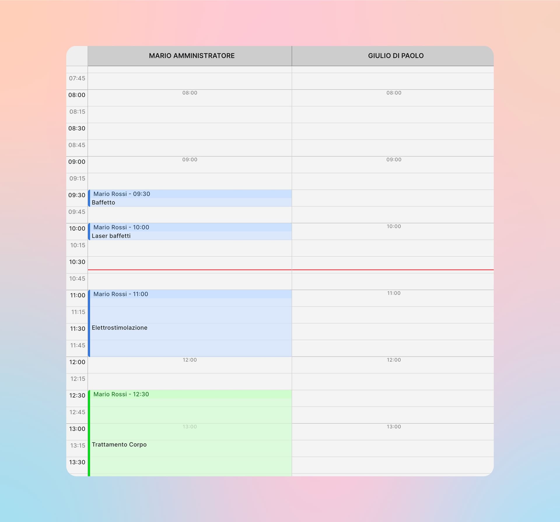 Gestione completa del salone